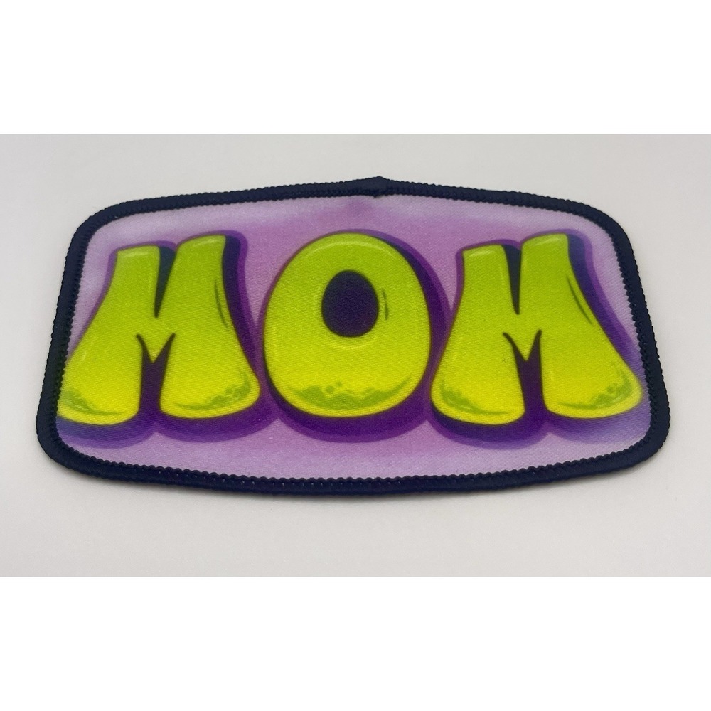 Mom Iron On Trucker Cap Patch Or Jacket Patch